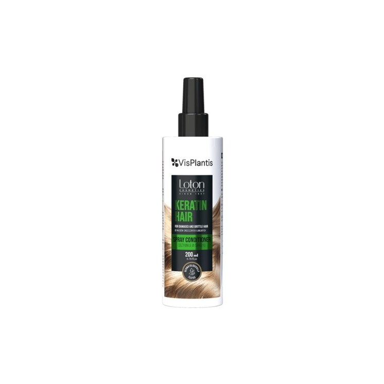 Vis Plantis Loton Odżywka w spray'u do włosów zniszczonych i łamliwych z keratyną 200 ml