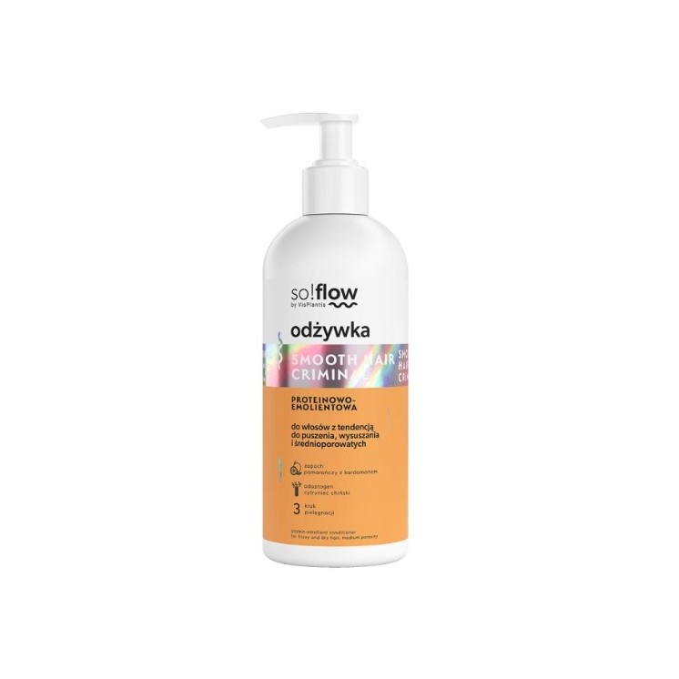 So!flow Proteinowo - Emolientowa Odżywka do włosów średnioporowatych z tendencją do puszenia 300 ml