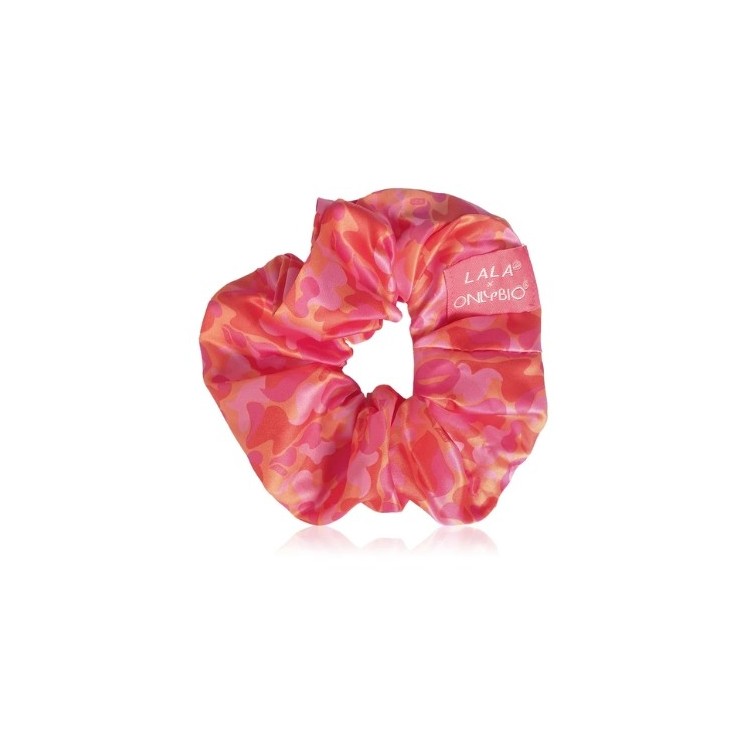 ONLYBIO x PLNY LALA Scrunchie do włosów XL Strawberries & Oranges 1 sztuka