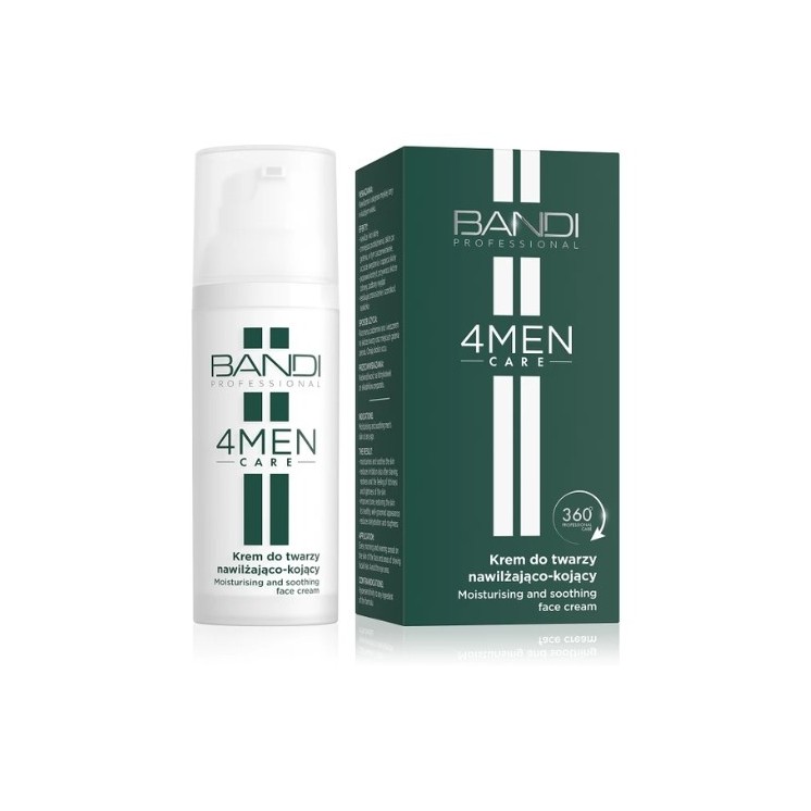 Bandi 4Men Care Nawilżająco - Kojący Krem do twarzy dla mężczyzn 50 ml