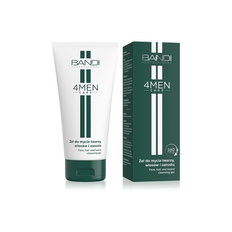 Bandi 4Men Care Żel do mycia twarzy, włosów i zarostu 150 ml