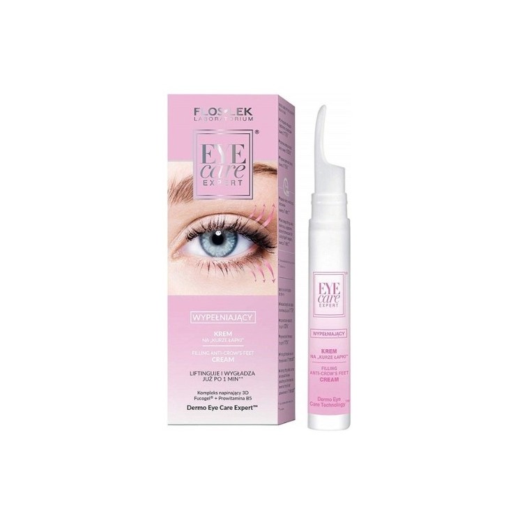Floslek Eye Care Expert wypełniający Krem pod oczy na "kurze łapki" 15 ml