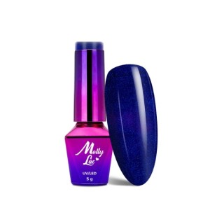 MollyLac /628/ Story Time Magic Night Hybrid Nail Polish 5 ml