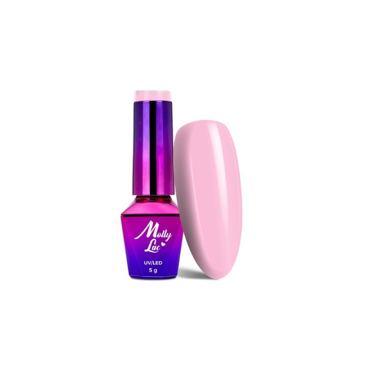MollyLac /366/ Silk & Cotton Hybrid Varnish Satin Chiffon 5 ml
