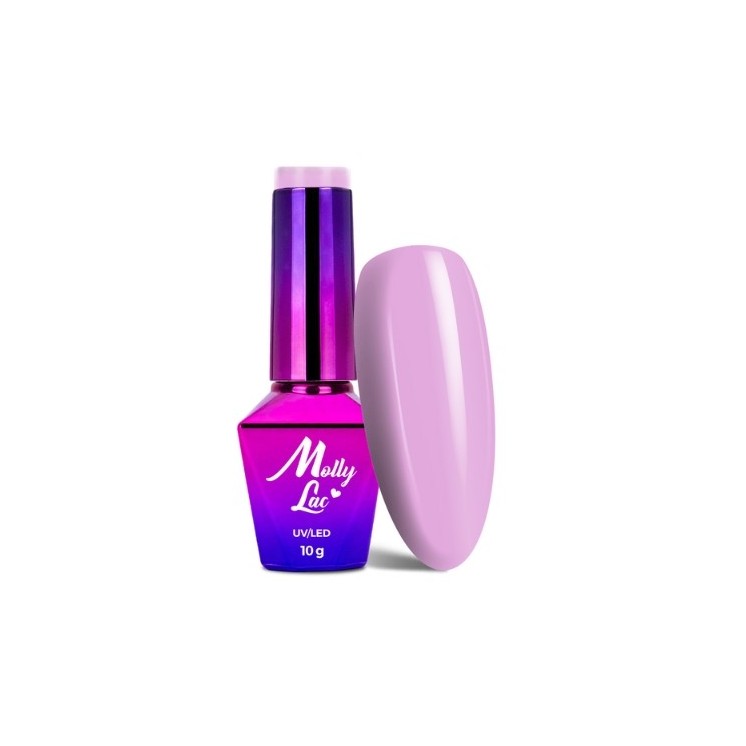 MollyLac /140/ Flamingo Hybrid Nail Polish Dusty Pink 5 ml