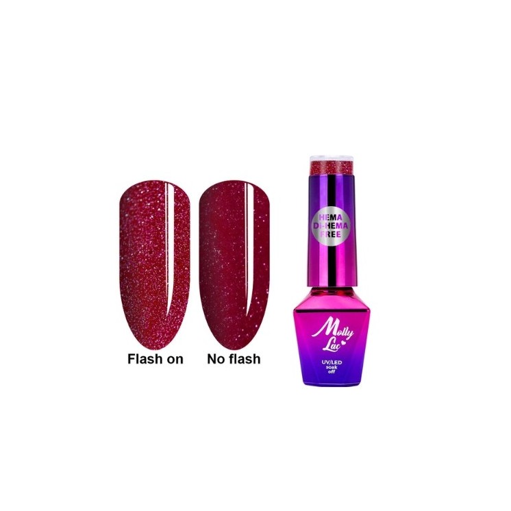MollyLac /606/ Duo Flashing Lights Lakier Hybrydowy Love Game 5 ml