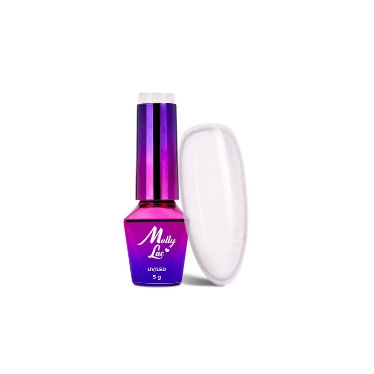 MollyLac /220/ Winter Crystalize Lakier Hybrydowy Morning Light 5 ml