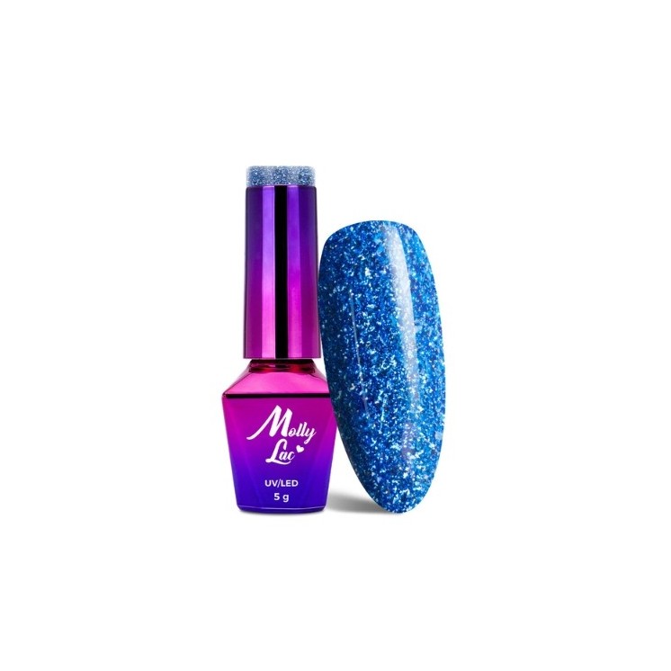 MollyLac /544/ Luxury Glam Lakier Hybrydowy Cosmic Love 5 ml