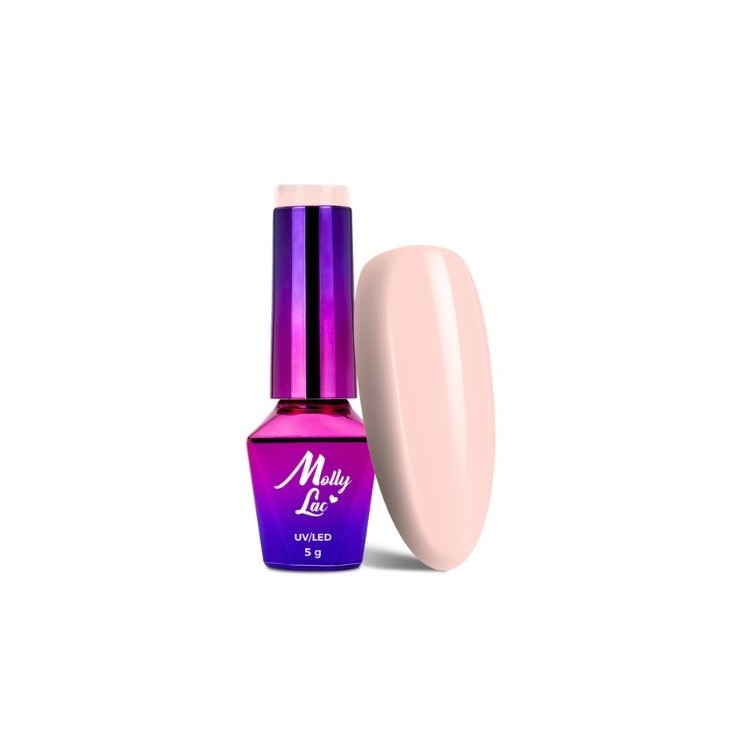 MollyLac /521/ I'm The Nudelover Lakier Hybrydowy Porcelain 5 ml