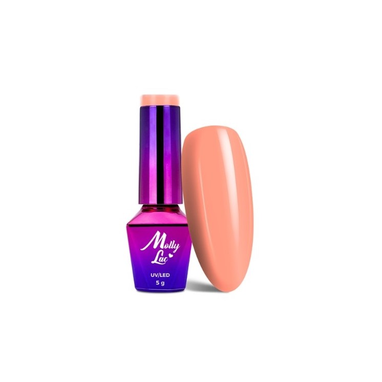 MollyLac /130/ Bubble Tea Lakier Hybrydowy Sweet Temptation 5 ml