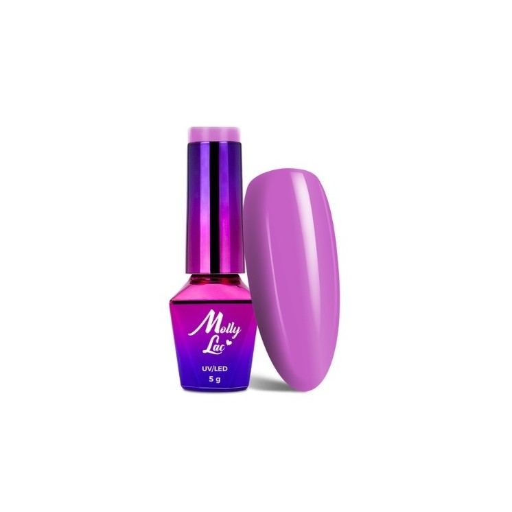 MollyLac /17/ Coctails & Drinks Lakier Hybyrdowy Purple Smoothie 5 ml
