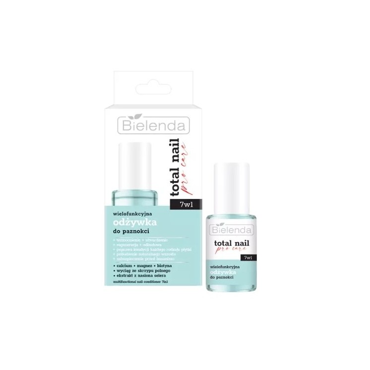 Bielenda Total Nail Pro Care multifunctional Nail conditioner 7in1 10 ml
