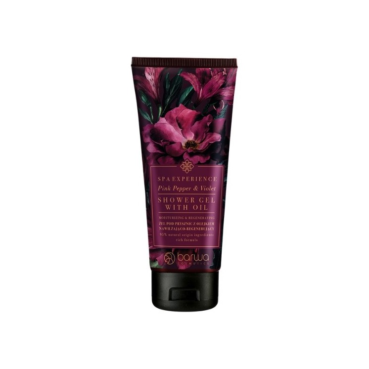 Barwa Spa Experience Moisturizing and regenerating Pink Pepper & Violet Shower Gel 200 ml