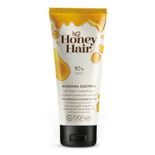 Barwa Honey Hair Moisturizing and smoothing Conditioner for normal and dry hair Honey, Propolis & Royal Jelly 200 ml Barwa Honey Hair Moisturizing and smoothing Conditioner for normal and dry hair Honey, Propolis & Royal Jelly 200 ml