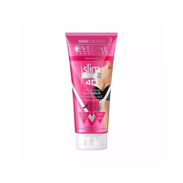 Eveline 4D Slim Extreme powiększające i liftigujące Duo - serum do biustu 175 ml