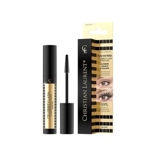 Eveline Christian Laurent Celebrity Lash Extreme Lengthening and Thickening Mascara 7 ml Eveline Christian Laurent Celebrity Lash Extreme Lengthening and Thickening Mascara 7 ml