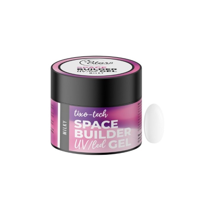 Stars from the Stars Space Bulider Gel Żel budujący UV/LED do paznokci Milky 45 g
