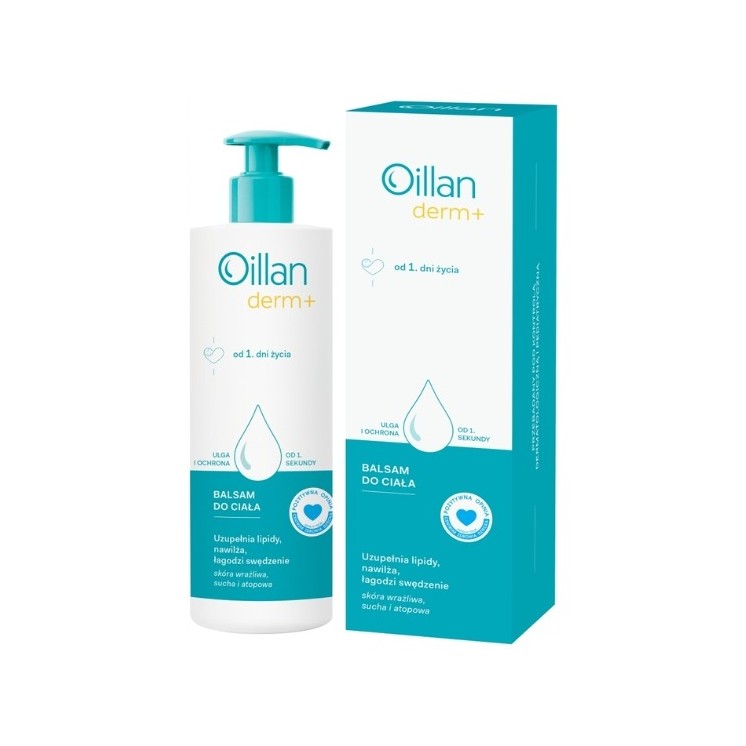 Oillan Derm+ Balsam do ciała od 1. dnia życia 400 ml 
