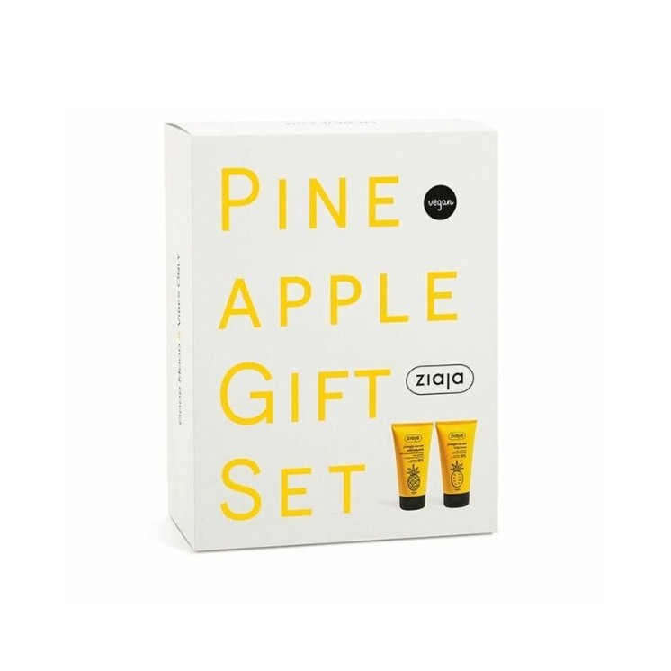 Ziaja Zestaw prezentowy Ananas Balsam do ciała 160 ml + Peeling do ciała 160 ml