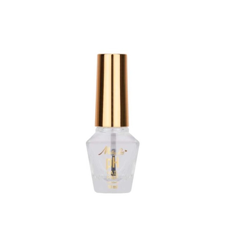 MollyLac pH Nail Prep innowacyjny Dehydrator, Odtłuszczacz do paznokci 10 ml