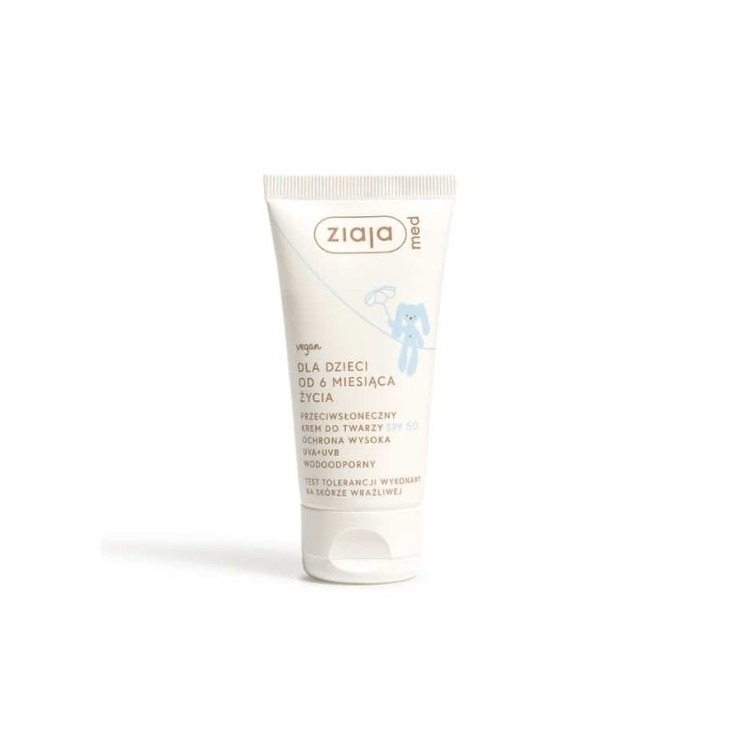 Ziaja Med Kids sunscreen face cream SPF50 50 ml