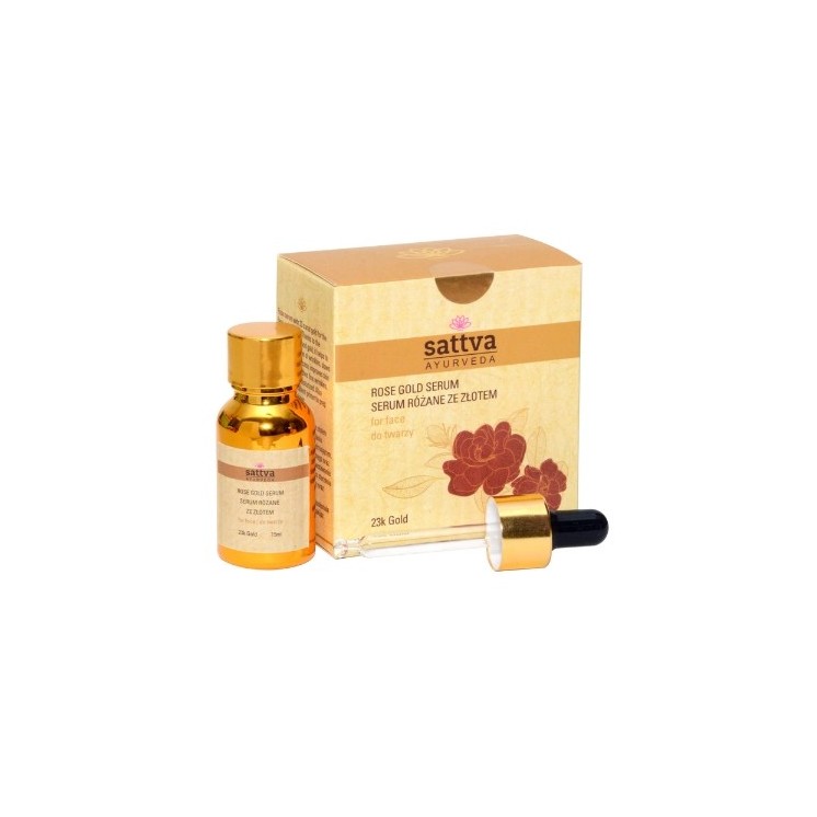 Sattva Ayurveda olejkowe Serum do twarzy Rose Gold 15 ml