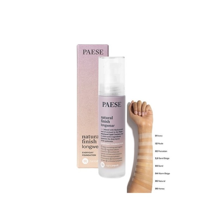 Paese Nanorevit long-lasting foundation with a natural finish /06/ HONEY 35 ml
