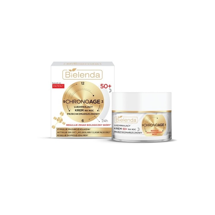 Bielenda Chrono Age 24H Moisturizing Anti-wrinkle face cream for the day 50+ 50 ml