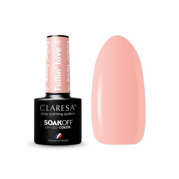 Claresa Fallin' Love Lakier hybrydowy do paznokci /4/ 5 g 