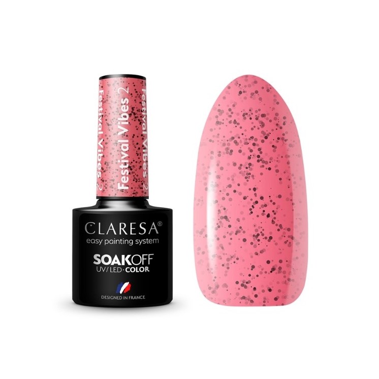Claresa Festival Vibes Hybrid nail polish /2/ 5 g