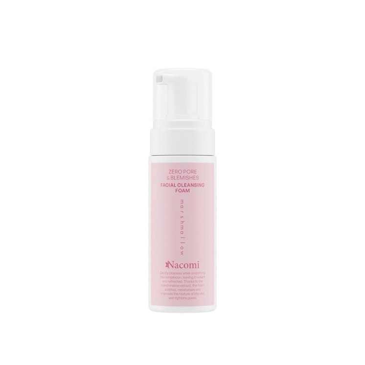 Nacomi Zero pore&Blemishes cleansing facial cleansing foam Marshmallow 150 ml
