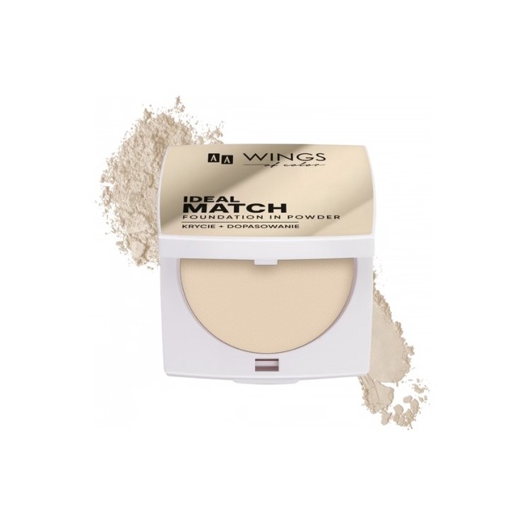 AA Wings of Color Ideal Match Foundation In Powder Multifunctional powder foundation Light 5 g