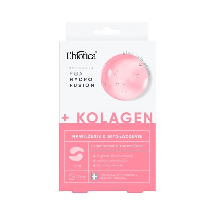 L'biotica PGA Hydro Fusion Hydrogel eye patches with collagen 2 pieces