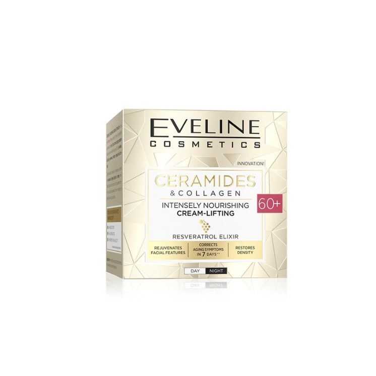 Eveline Ceramides&Collagen intensywnie odżywczy Krem-lifting do twarzy 60+ 50 ml