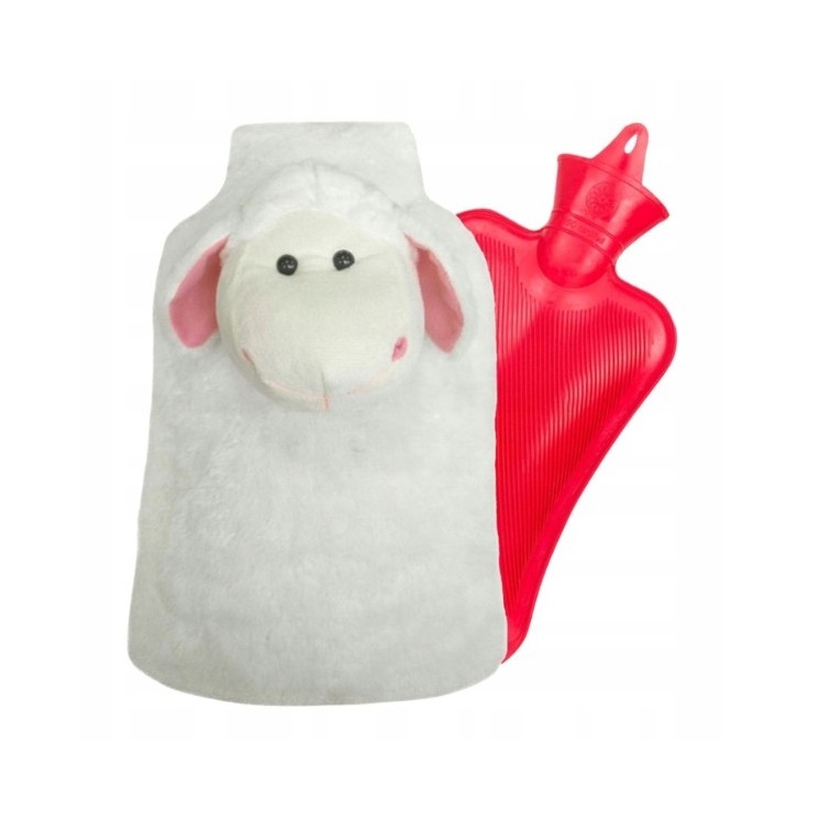 Sanity 2L rubber hot water bottle in a cover Sheep 1 piece