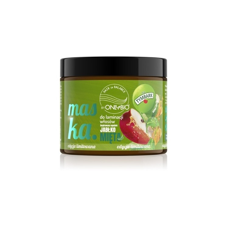 OnlyBio Hair in Balance x Tymbark Apple-Mint lamination mask 200 ml