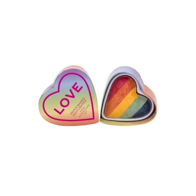 Makeup Revolution I Heart Revolution Rozświetlacz do twarzy Love Heart 10 g