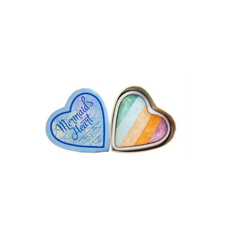 Makeup Revolution I Heart Revolution Mermaids Heart face highlighter 10 g