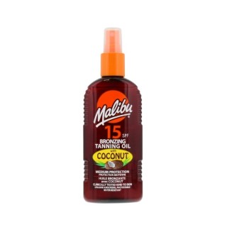 Malibu brązujący Olejek do opalania SPF15 Coconut 200 ml