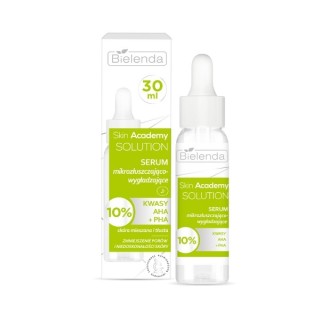 Bielenda SKIN ACADEMY SOLUTION Serum mikrozłuszczająco-wygładzające 30ml Bielenda SKIN ACADEMY SOLUTION Serum mikrozłuszczająco-wygładzające 30ml