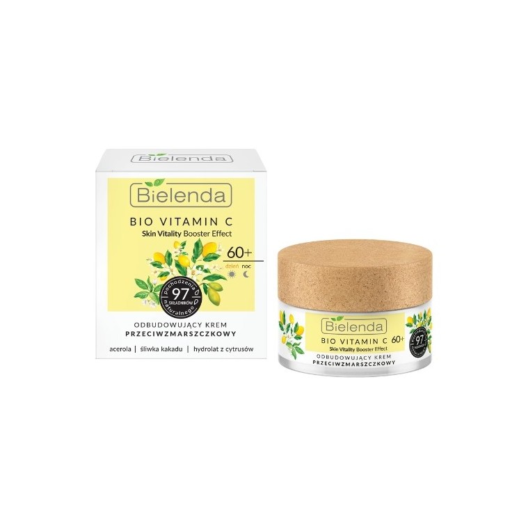 Bielenda BIO VITAMIN C  Krem przeciwzmarszczkowy 60+ dzień/ noc 50 ml