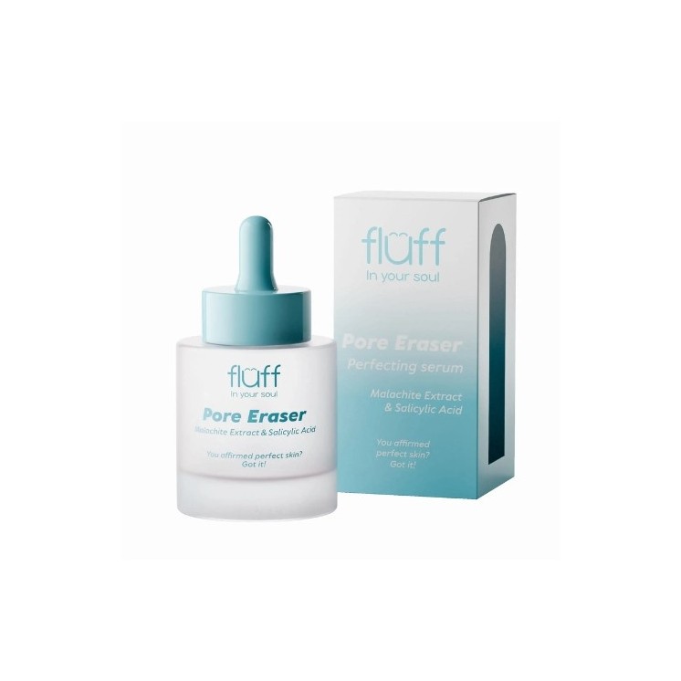 Fluff In Your Soul Pore Eraser Serum do twarzy z kwasem salicylowym i malachitem 30 ml