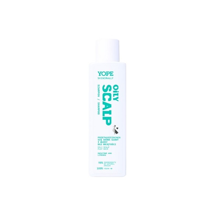 YOPE Skinimally Oily Scalp & Flat Hair Shampoo for oily scalp and hair without volume 250 ml