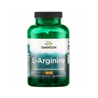 Swanson L-Arginina 500mg 200 kapsułek