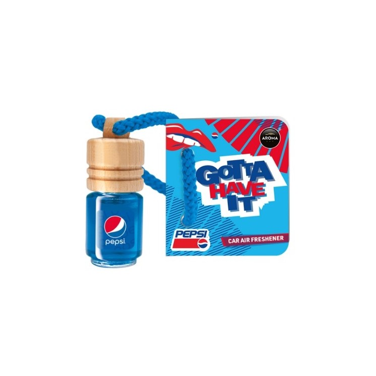 Aroma Car Pepsi Wood Mini Zawieszka zapachowa do samochodu Cola 4,5 ml