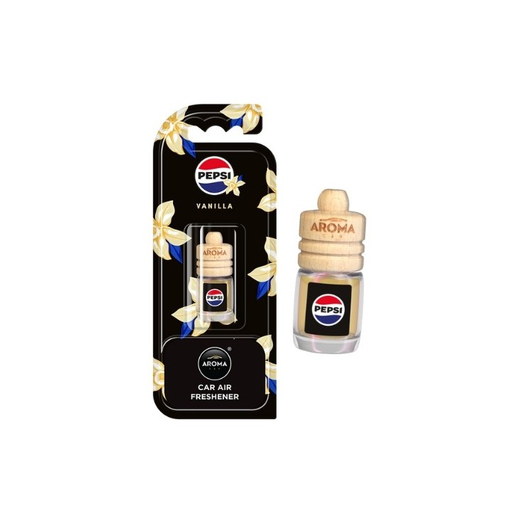 Aroma Car Pepsi Wood Mini Zawieszka zapachowa do samochodu Vanilla 4,5 ml