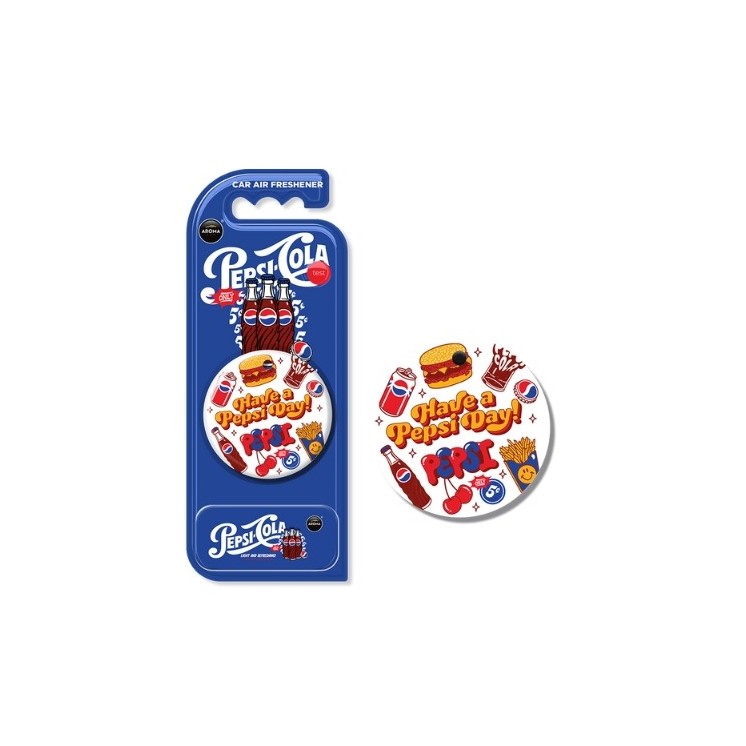 Aroma Car Pepsi Circle Fragrance pendant for a Fast Food car, 1 piece