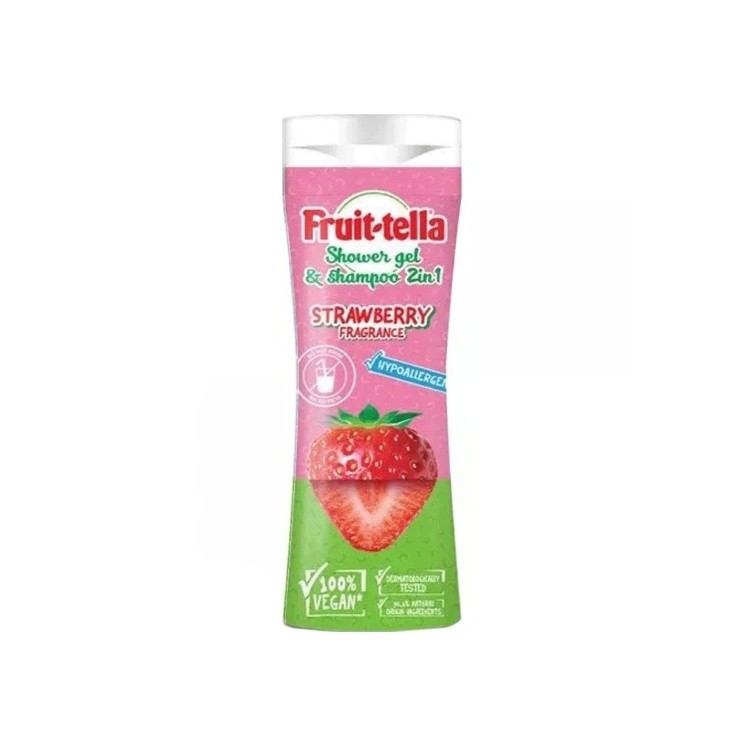 Fruit-tella Żel pod prysznic 2w1 Truskawka 300 ml