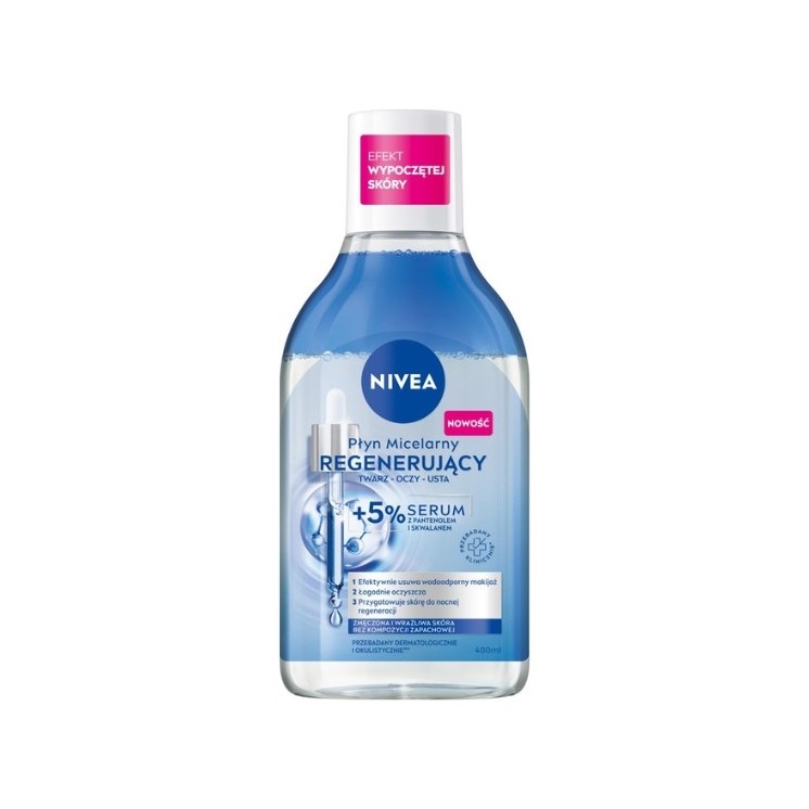 Nivea regenerujący Płyn micelarny z 5% serum 400 ml