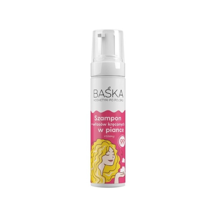 Baśka Shampoo for curly hair in rose foam 200 ml